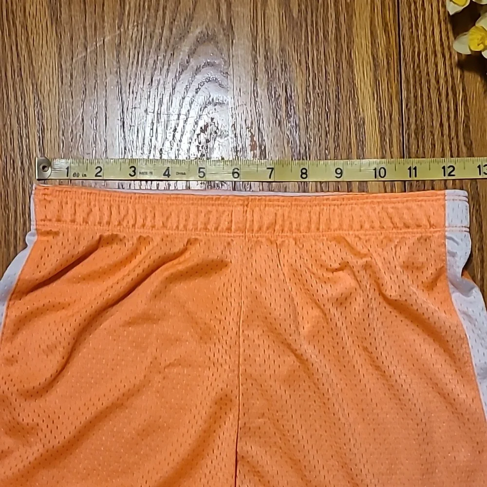 Justice Vibrant Orange and White Athletic Shorts - Girl's 12